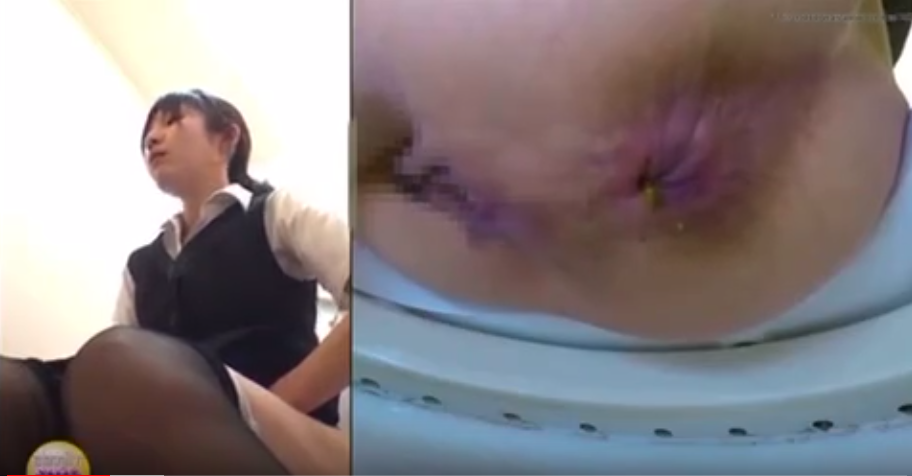 Japanerin beim POV Toilettensex mit Durchfall